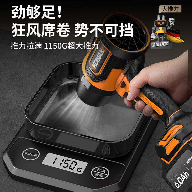 High-performance industrial-grade turbo blower - powerful lithium-ion cordless air blower for dust removal and industrial applications