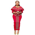 foreign trade women's clothing wholesale southeast asia sexy hot girl heavy industry hot diamond beaded dress africa