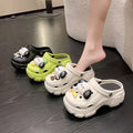 2025 women's clogs - summer outdoor wear, cloud-like comfort, height-boosting thick sole, non-slip, trendy, popular, cute beach sandals