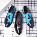 2024 new men's leather dress shoes - business formal, plus size, slip-on, trendy casual, korean style, versatile, british fashion
