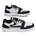 Men's winter shoes: breathable mesh sneakers for men, black and white versatile casual athletic leather shoes, white sneakers for men