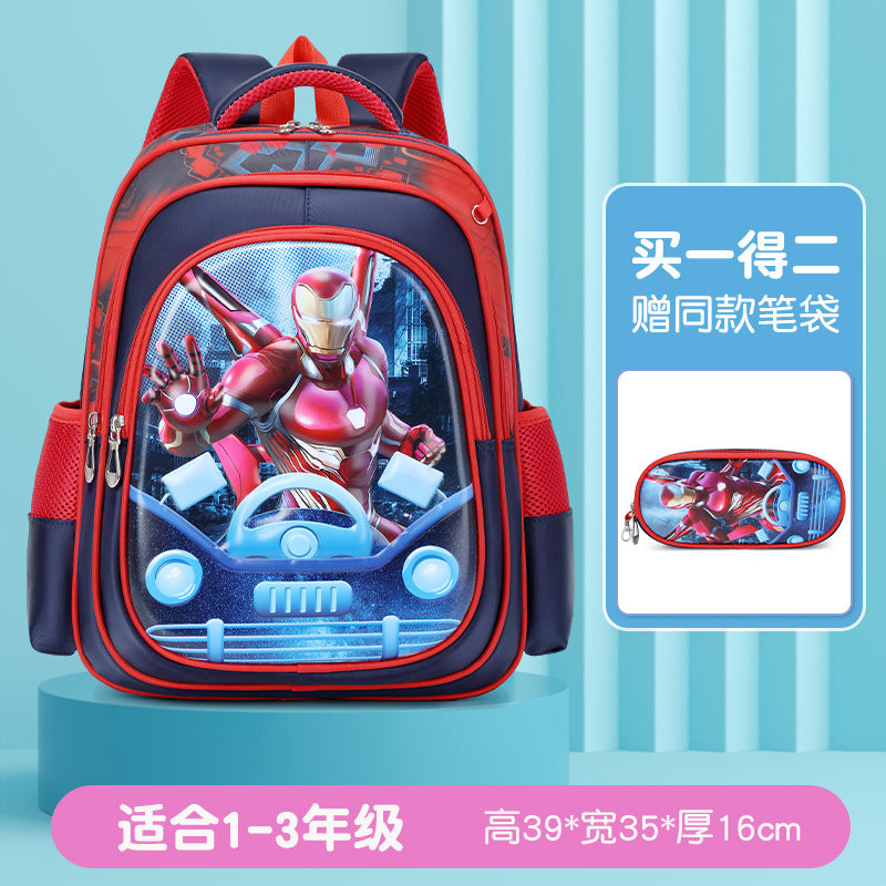 New arrival: elementary school backpack set (grades 1-3) - cute cartoon princess & astronaut designs for boys & girls - two-piece set