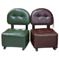 Popular liuliu chair, living room liuliu sofa stool, solid wood small stool, casual back chair, door pulley shoe changing stool