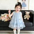 Lightweight gauze dress - summer outfit for girls: fresh & sweet baby vest dress, mori girl style, ethereal summer dress
