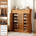 [deepened 32cm] with drawer type, three doors, 8 layers/large capacity