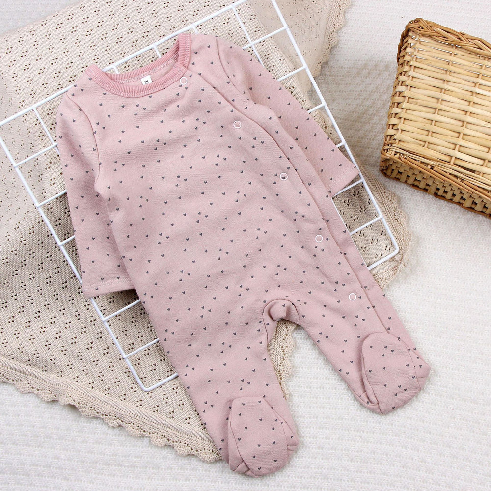 Newborn baby romper long sleeve jumpsuit autumn winter thickened sleepsuit clothes foreign trade children's wear bodysuit