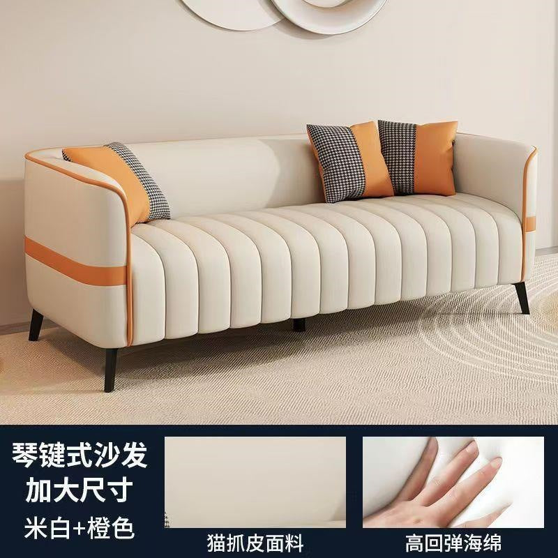 Sofa small apartment apartment office clothing store rest area reception beauty salon double three-seater sofa living room