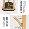 Solid wood rotating coat rack, freestanding vertical clothes rack, bedroom home living room light luxury storage shelf