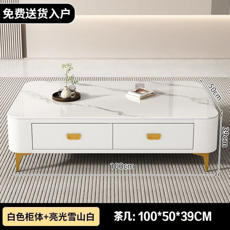 Coffee table tv cabinet living room for home small apartment  modern casualaccessible luxury tea table scandinavian floor-standing coffee table combination
