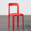 Nordic plastic chair - thickened, stackable dining chair for restaurants, cafes, indoor/outdoor use - dopamine backrest dining chair