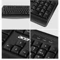Acer okb960 wired office keyboard - laptop, desktop, and business keyboard for home and office use