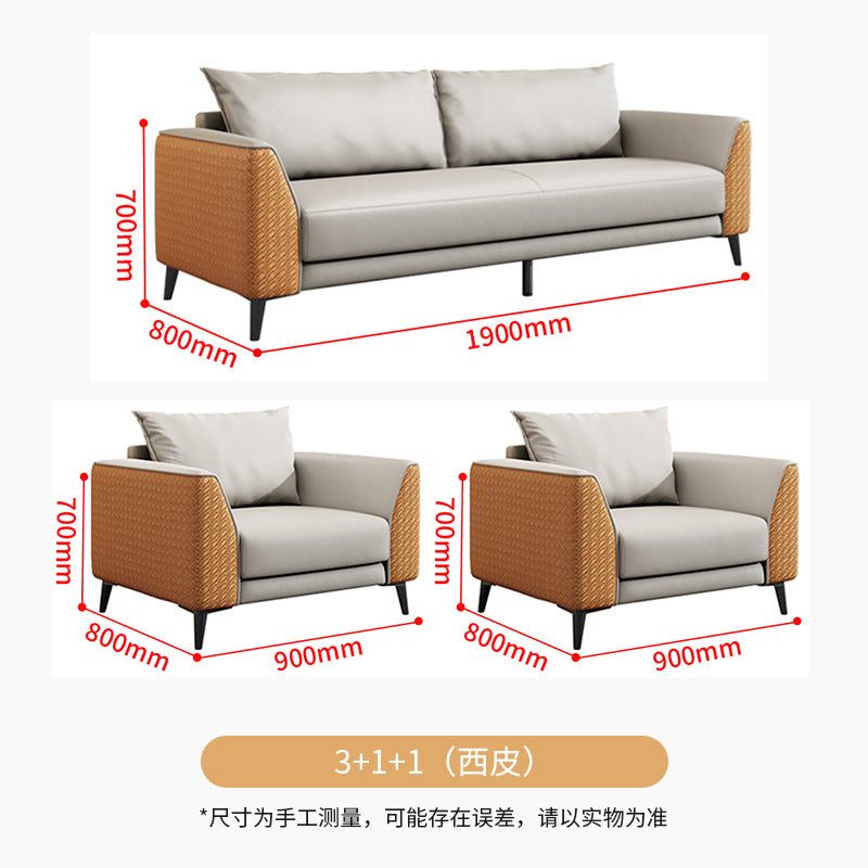 Saint-li office sofa set: reception, office, and break area sofas with coffee table