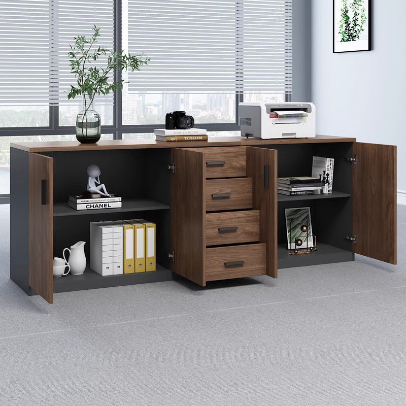 Office file cabinet wooden low cabinet floor cabinet storage cabinet partition cabinet with lock information cabinet printer storage cabinet
