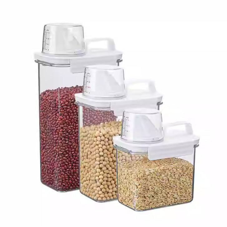 Japanese-style canned grain rice bucket - household insect-proof, moisture-proof, airtight flour storage container, noodle bucket, rice and grain storage box