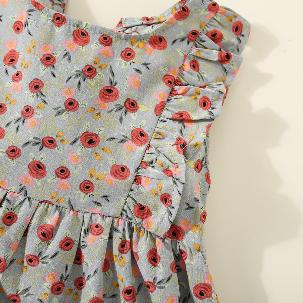 Girls' skirt, elementary school girl's summer simple style dress, children's princess dress, summer one-piece dropshipping