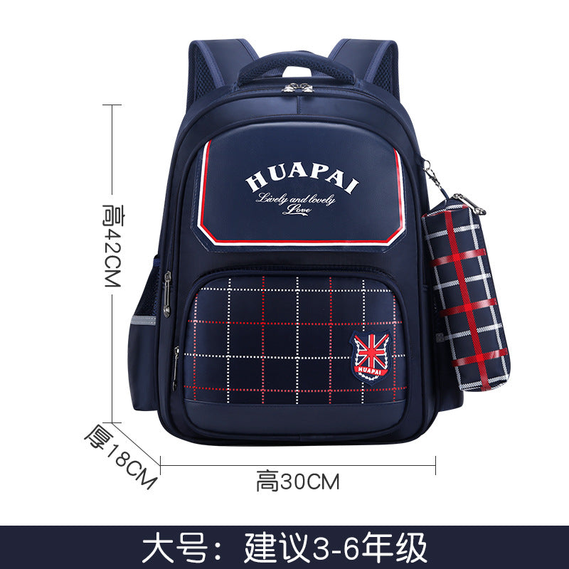 School season primary school bag children 1-3-6 grade backpack 6-9-12 year old bag