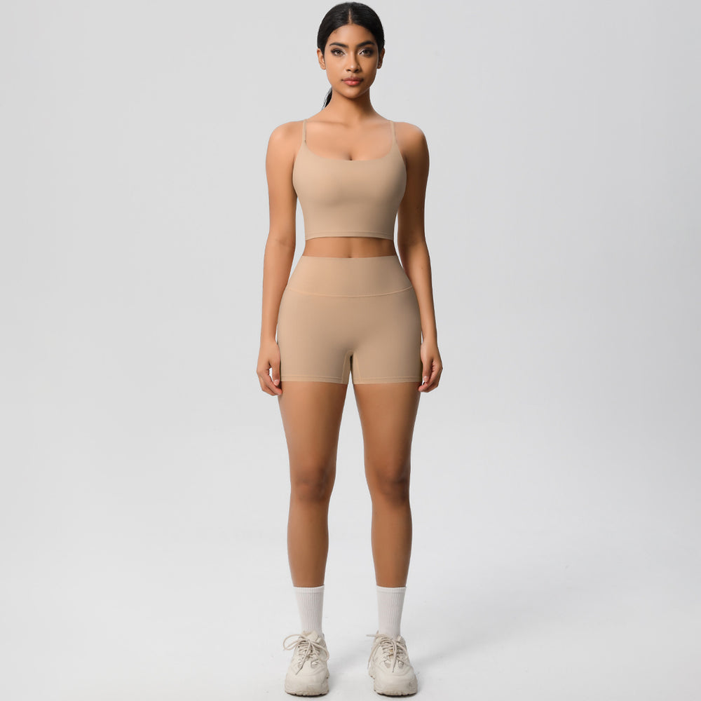 Spring/summer outdoor casual running yoga outfit set - new cloud-like quick-dry compression sportswear set for running and fitness