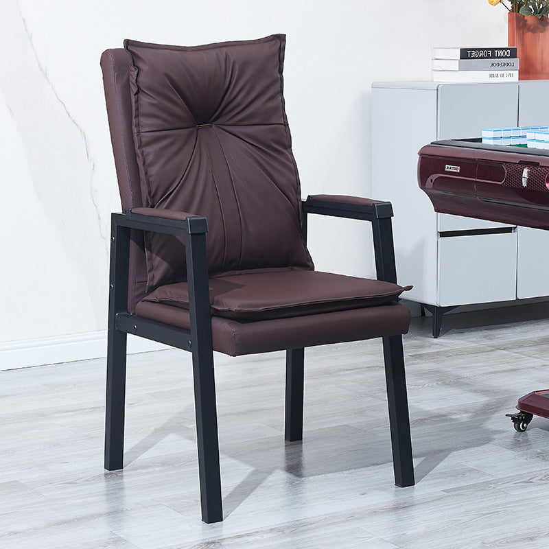 Chess and card room mahjong hall special mahjong chair sedentary comfortable office chair teahouse home thickened double backrest chair