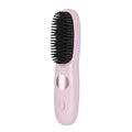 New cross-border lcd wireless hair straightening comb, rechargeable ceramic electronic comb, mini hair straightener, portable and gentle on hair