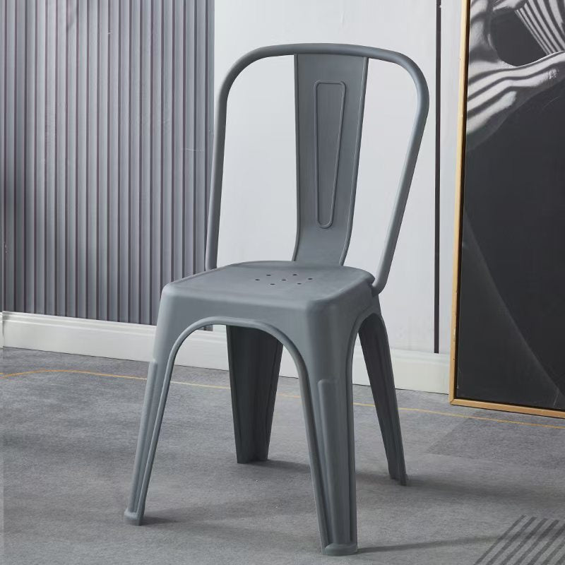Amazon dining chair plastic pp chair dining table chair thickenedexportfor home restaurant casual chair with backrest chair