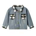 wholesale children's clothing, foreign trade kids' outerwear, new spring and autumn styles for boys and girls, distressed casual jackets, denim tops