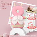 Cute little pink bee (crystal velvet) + horizontal strap + pinch and scream