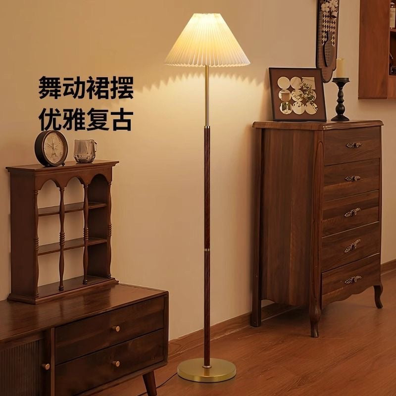 【premium selection】pleated decor floor lamp - minimalist chic for living room, sofa, study, or bedside - modern & stylish