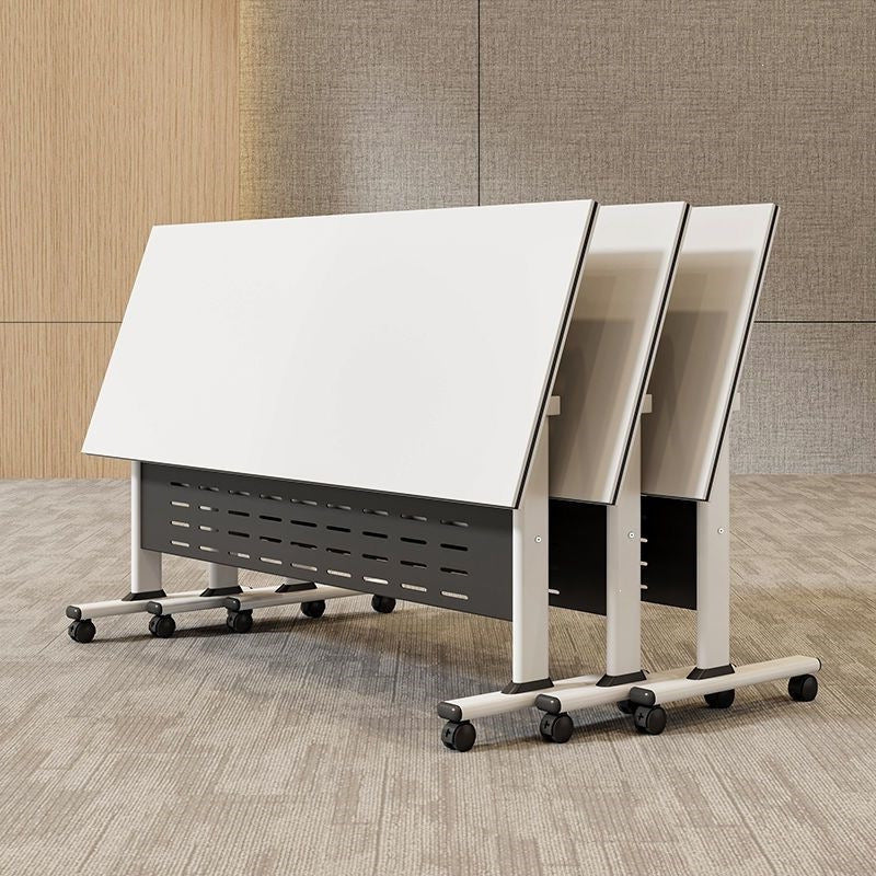 Training table combination mobile desk bench table educational institution splicing training table desk folding conference table no
