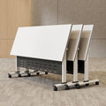 Training table combination mobile desk bench table educational institution splicing training table desk folding conference table no