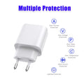 pd20w fast charging head suitable for apple charger set a+c dual-port charger european, american, australian and british regulations wholesale