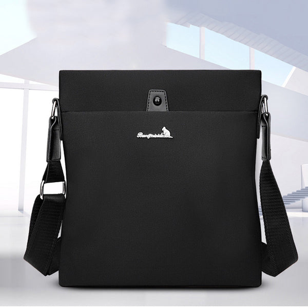 New Men's Fashion Waterproof Bag Oxford Cloth Large Capacity Shoulder Bag Casual Crossbody Casual Business Small Backpack