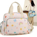 Large capacity maternity bag fashionable portable mommy bag travel storage shoulder handbag backpack multifunctional baby bag
