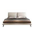 Foshan furniture factory customized genuine leather bed 1.68m double bed little elephant ear bed large bed master bedroom large bed