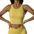 Amazon cross-border high collar yoga vest women's running bubble wrap breast reduction sports intimates with breast pads fitness bra