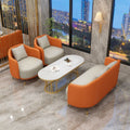 Negotiation table and chair combination sales office reception table and chair shopping mall beauty salon casual single sofa coffee table combination