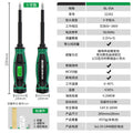 Smart digital display non-contact voltage tester screwdriver (phillips/slotted) - multifunctional electrical testing tool