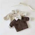 New children's winter coat: korean style, fleece-lined, extra thick lambswool top, baby corduroy outfit