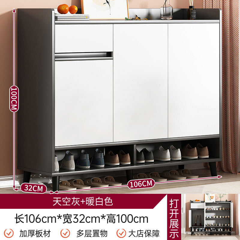 Shoe cabinet Home entrance Simple modern entry Living room Simple small apartment Large capacity Economic storage Shoe rack