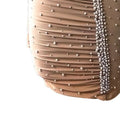 independent station european and american women's clothing pure colorfashionlong sleeves beaded hip dress wholesale
