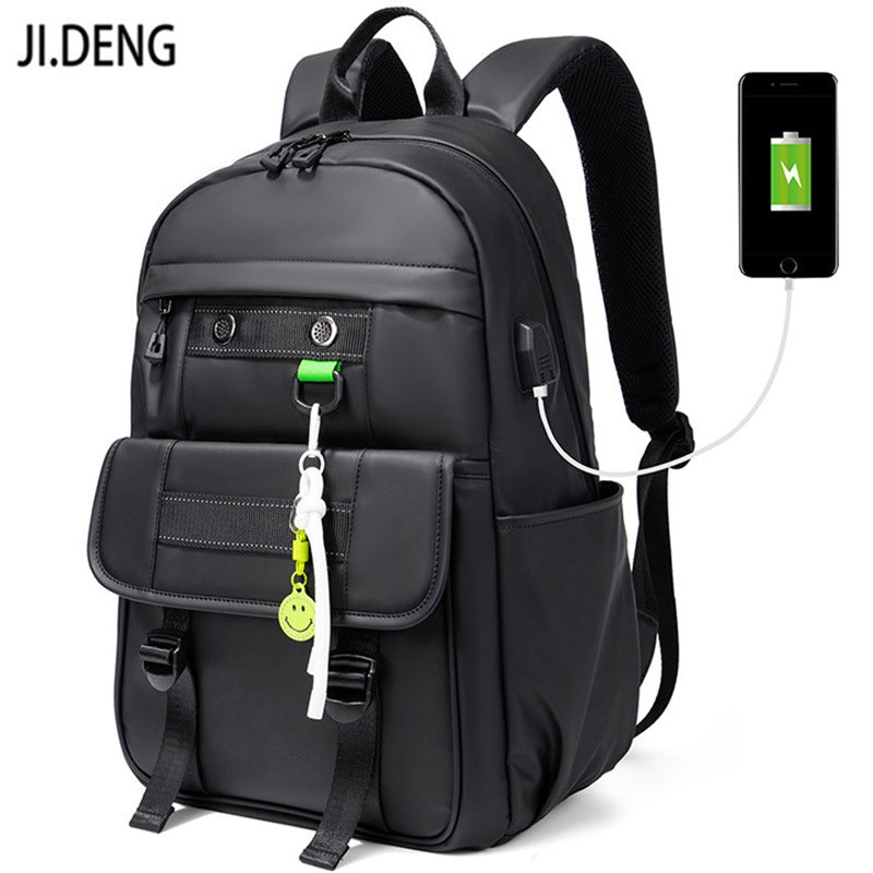 Customized backpack fashionable versatile men's and women's school bags new outdoor travel computer bags large capacity student backpack tide