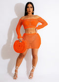 e-commerce  hot-selling european and american women's summer knitted hollow-out strappy beach outfit short skirt set