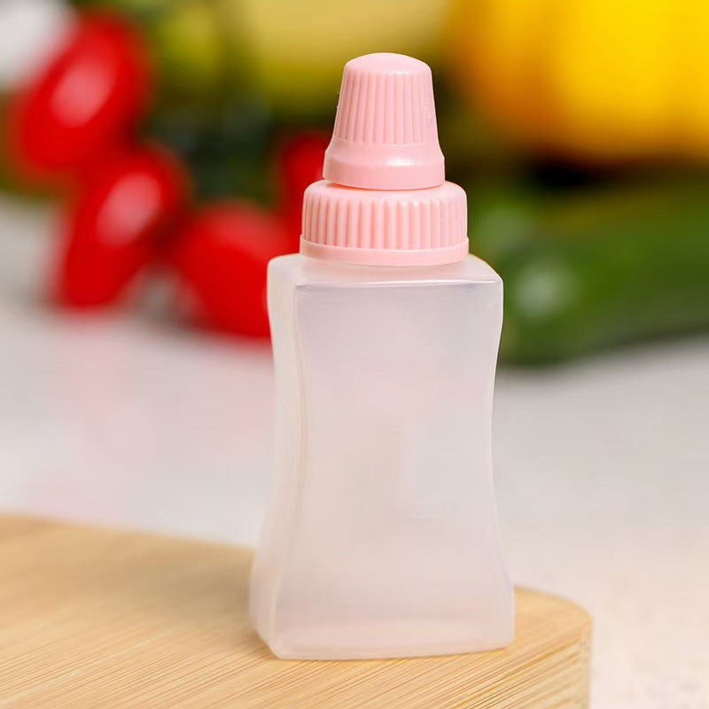 Mini sauce bottle plastic squeeze sauce bottle japanese style squeeze condiment bottle food grade portable soy sauce bottle cross-border