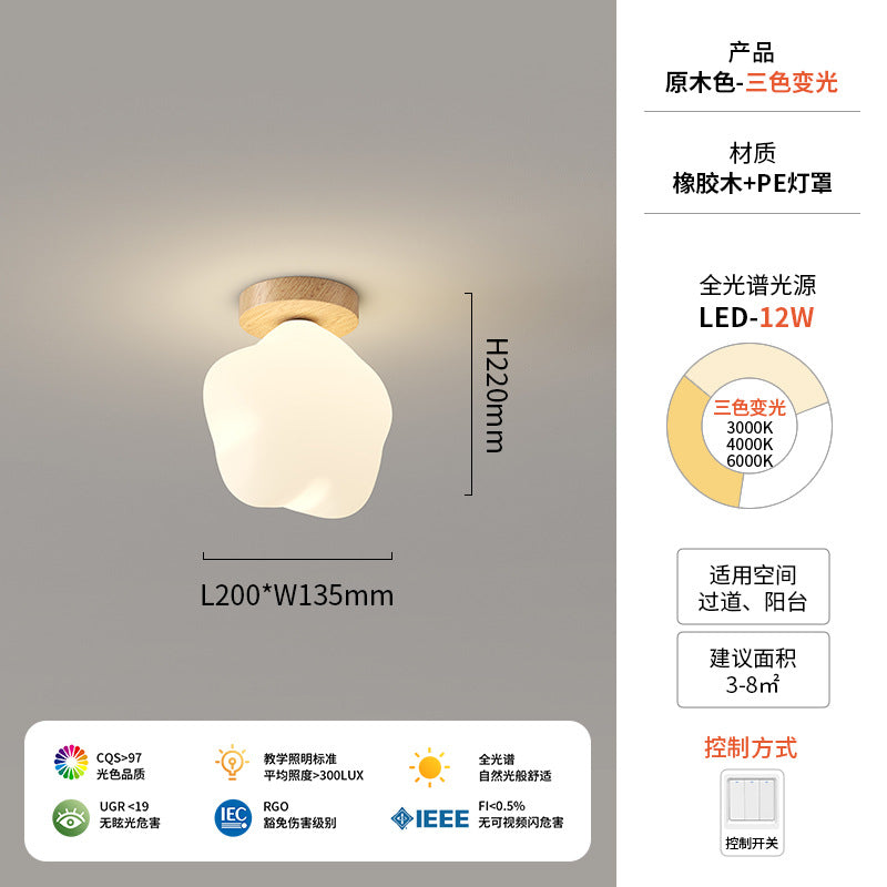 Walnut color star aisle light corridor entrance entrance balcony light full spectrum room rabbit wall light ceiling light