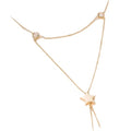 European and american cross-border new fashion light luxury star small niche women's finger chain