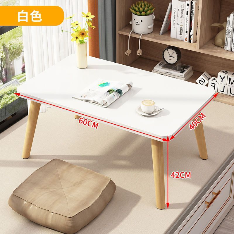 Bay window coffee table small apartment side table tatami small carpet table for home rental room balcony bed