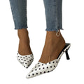 Baotou slippers women's shoes thick heel frenchretro half slippers 2026new arrivalsummer lazy shoes slip-on sandals