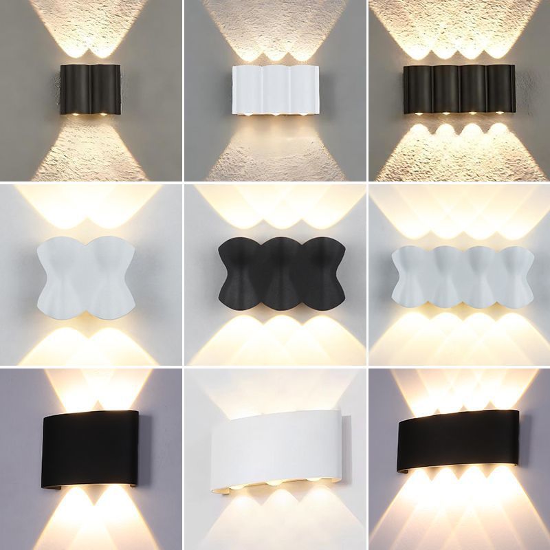 Outdoor waterproof wall lamp - modern minimalist style for bedroom bedside, hallway, outdoor villa courtyard - waterproof, hardwired wall sconce