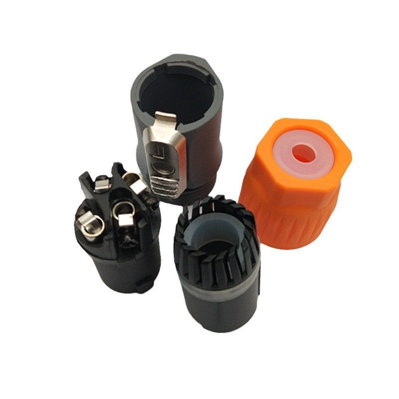 Ordinary waterproof audio four-core professional speaker plug, power amplifier, speaker cable, audio box cable, Canon connector, ohmic head.