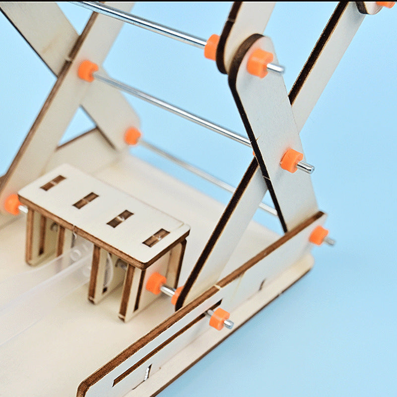 Hydraulic lifting table, classroom DIY handmade technology small production, student puzzle stem science small experiment material package