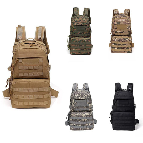 Outdoor sports camouflage backpack, military fan mountaineering hiking bag, tactical backpack,  backpack source manufacturer